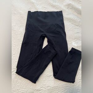 SPANX Classic Black Fabric Leggings - XL